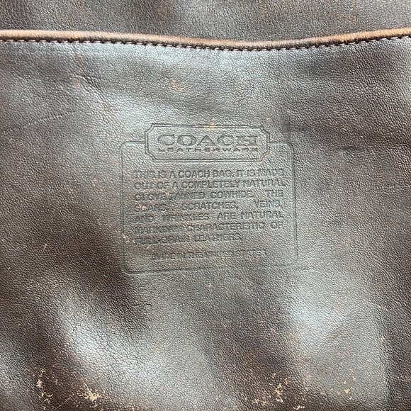 Coach Brown Duffle Feed Sac Shoulder Bag XL F7D - Picture 11 of 16